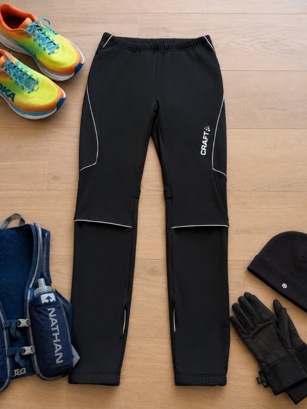 NWOT Craft Cannondale Mens M Cycling Tights XC Nordic Ski Fleece Lined Windproof